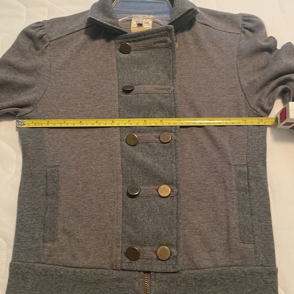 NWOT Fossil Military-Style Gray Sweater - Picture 11 of 12